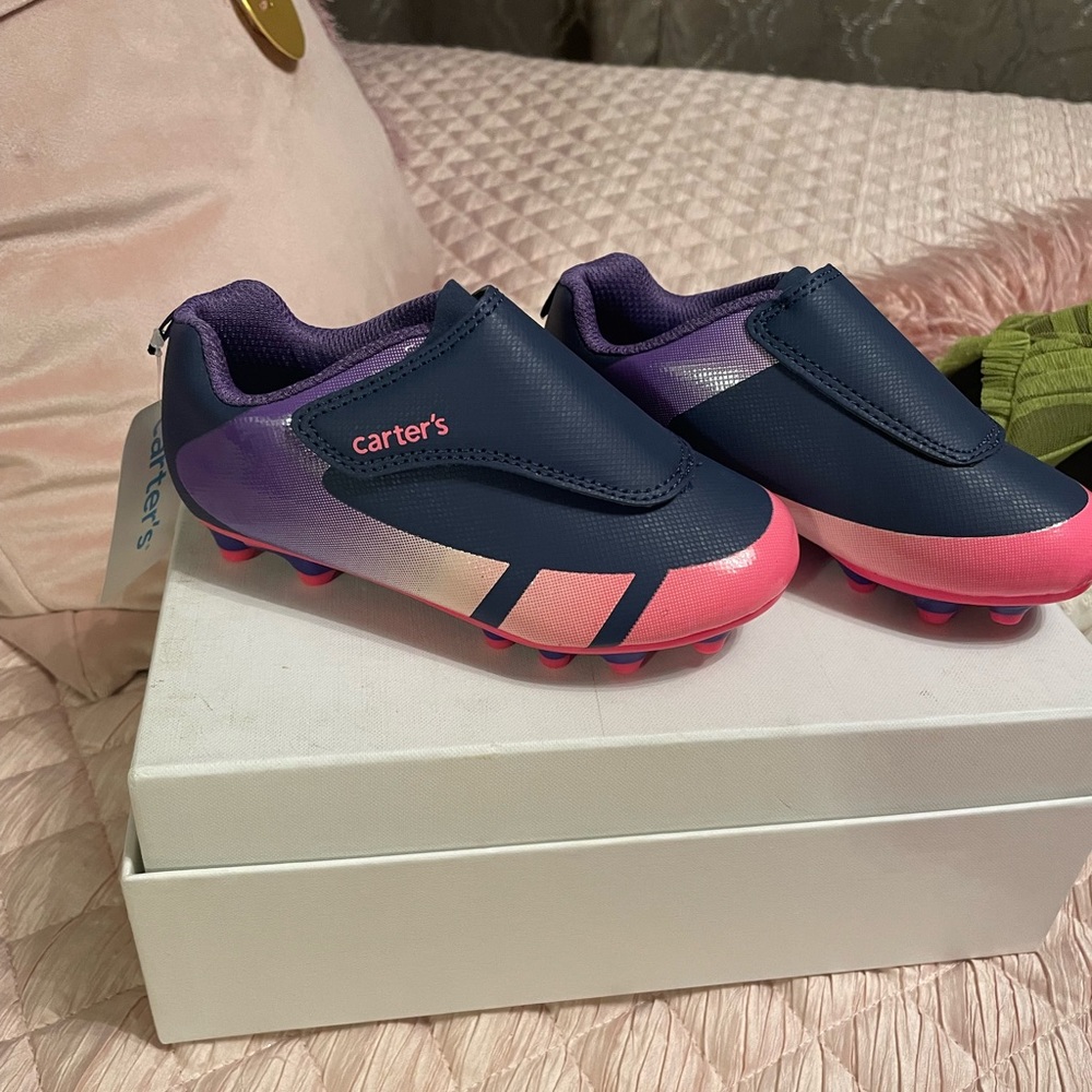 Carters brand new with tags soccer cleats toddler size 10